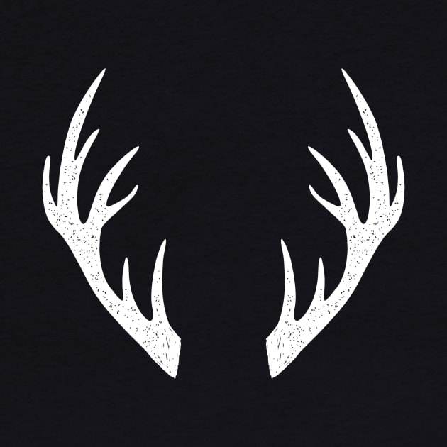 White Antlers by Blikk